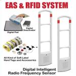 Round Supermarket Soft EAS Labels With DR Printing High Detection Rate