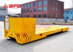 1-500 tons Production Line Transfer Electric Powered Trolley Cart , Steeable