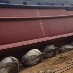 0.8m*12m Ship Launching Rubber Airbag Natural Rubber Roller Bags With CCS