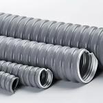 Liquid Type Flexible Metal Conduit Strong Tensile Strength In Black Grey White