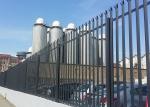 ISO9001 Polyester Powder Coated Steel Security Fence Panels Long Lifespan