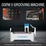 CE Automatic V Grooving Machine For Stainless Steel 1225 V Groove Cutting