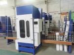 Automatic PLC Vertical Glass Sandblasting Machine for Bathroom Opaque Dark Glass