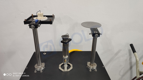 ISO 9151 EN 367 Protective Clothing Heat Transmission Tester Flame Resistance Test