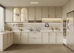 Customized Cabinets Smart Kitchen Solutions Wood Grain Melamine Kitchen Cabinet