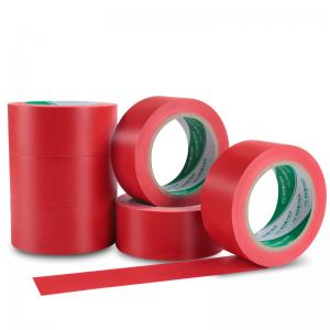 China Abrasive Warehouse PVC Marking Tape 25mm Caution Ground Hazard Signage on sale