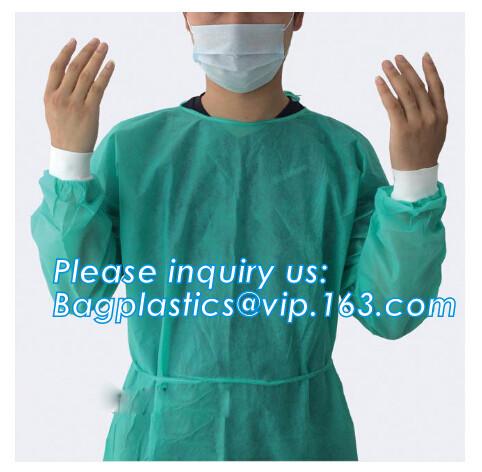 Non-woven SBPP Isolation Gown,Cheap SF SBPP Coverall/Overall for Medical use