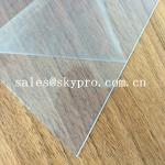 Flexible Super Clear Customized 1mm Thickness Non Toxic Double Film Rigid PVC