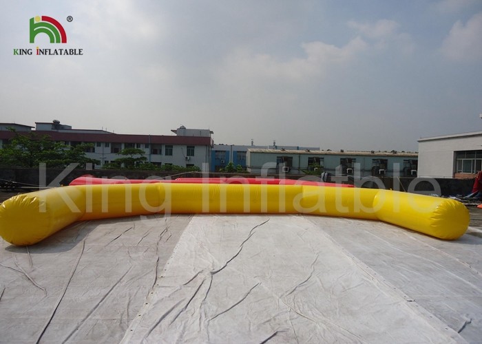 Giant Yellow Advertising inflatable entrance arch for promotional show