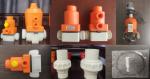 Leak Proof Stable Plastic Diaphragm Valve Lightweight Gas Media