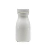 120mL Bowling Shape HDPE Plastic Bottle for Pill Storage Medicine Solid Tablet