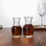 Machine Made 7oz Glass Wine Carafe For Restaurant And Home Use