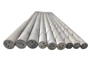 Wholesale High Hardness Finest Carbide Spiral Rod / Tungsten Threaded Rod With Double Hole from china suppliers