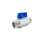 Aluminum Handle Stainless Steel Mini Ball Valve with NPT/BSPP/BSPT Thread