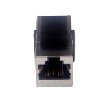 UL94V 0 Shielded Cat5e RJ45 Cable Coupler Modular Keystone Connector