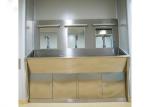 3 Mirrors Hand Washing Bathroom Basin Cabinets With Three Positions