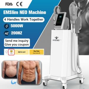 China 4 Handles EMS Sculpting Machine High Toning Weight Loss Beauty Fitness Equipment on sale