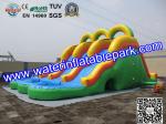 18OZ PVC Fun Adult Inflatable Water Slides Rentals For Event And Party
