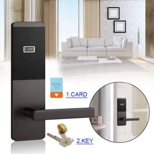 Wholesale RFID Card Key Hotel Smart Door Locks Aluminum Alloy With Free Management Software from china suppliers