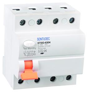 Wholesale Long Life ST5ID New Style RCCB Circuit Breaker No Busbar 230V 400V 2p 4p from china suppliers