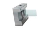 Waist High Pedestrian Barrier Gate 1.2mm Thickness DC24V With Fingerprint Reader