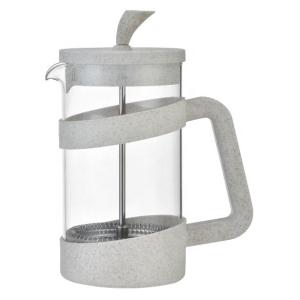 Wholesale Eco Friendly Material Wheat Straw Model High Temperature Resistant Borosilicate Glass 350ml Environmental French Press from china suppliers