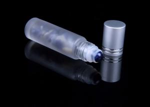 Wholesale 10ml Perfume Refillable Rollerball Container Natural Semiprecious Stones Gemstone from china suppliers