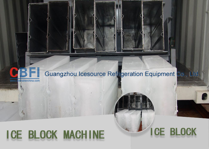 Energy Saving Block Ice Machine Coil Pipe Evaporator with German Compressor