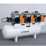 3.5HP Oil Free Dental Air Compressor With Air Dryer 3 Motor Low Noise 65dB Air