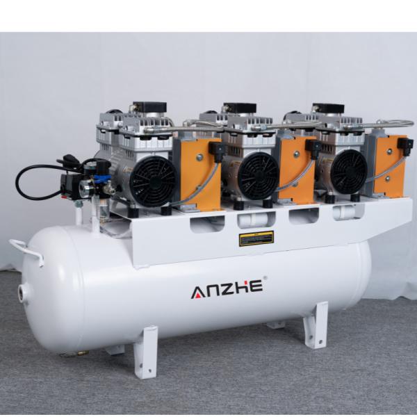 3.5HP Oil Free Dental Air Compressor With Air Dryer 3 Motor Low Noise 65dB Air