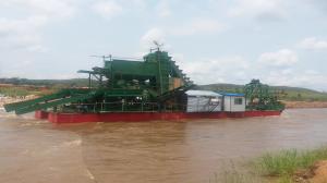 Wholesale 1-25m Depth Diamond Dredge High Efficiency Alluvial Diamond Mining Equipment from china suppliers