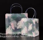 Loop Handles, Shopping Bags With Gusset Cardboard Bottom, Frosted Merchandise