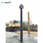 6m locking pneumatic telescopic mast 150kg payloads-mobile telecom mast tower