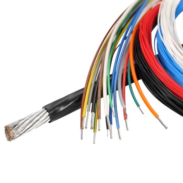 UL1591 fep wires UL758 AWM1591 28AWG 300V/150C white for heater home appliance