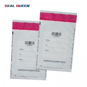 China LDPE Security Bag Custom Design Deposit Packing Tamper Evident Bag on sale