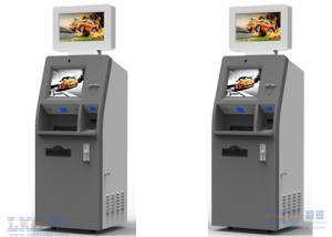 Wholesale Cash Dispenser , Card Reader Bank ATM Machines Stainless Steel Kiosk With Keyboard from china suppliers