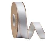 Handmade Bow and Gold Border Ribbon Decoration on High Tenacity Double-Sided