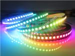 rgb ww led strip with connector on the back of the strip