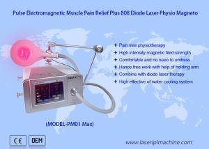Wholesale Super Transduction Muscle Pain Relief Electromagnetic Physio With 808 Diode Laser from china suppliers
