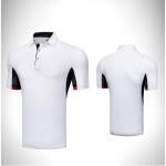 Casual Business Breathable Black Company Polo Shirt Heat Transfer Formal Style
