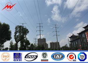 Wholesale 132kv Power Utility Poles Polygonal Tower Galvanized Steel Electric Pole from china suppliers