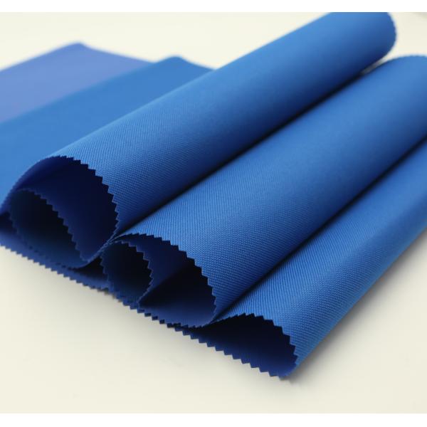 Blue Flame Retardant Fabric Width 57-60" Plain 220gsm Fabric 600D