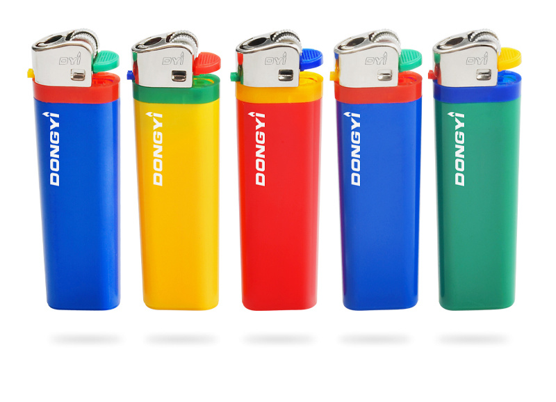 Hot Sale Comfortable Hand Felling Disposable or Refillable Flint Plastic Lighter 77mm 80mm Cigarette Smoking Stone Flint Lighter in Cheapest Price