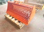 HARDOX400 Hyundai Excavator Skeleton Bucket With Sieve Bottom