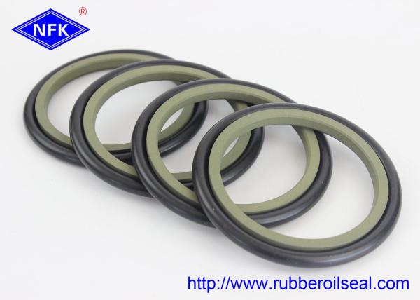 NBR PTFE Buffer Hydraulic Rod Seals , High Pressure Hydraulic Seals GS5059-V6