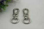 Bag hardware products 20 mm gold & nickel metal swivel eye bolt zinc snap hook