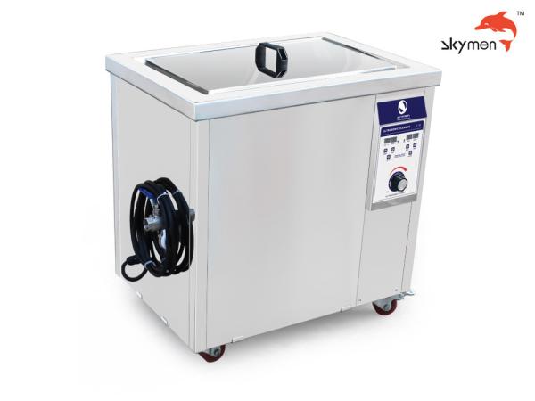 38 Liter Tank Ultrasonic Cleaning Machine 40KHz- 132KHz For Removing Polishing
