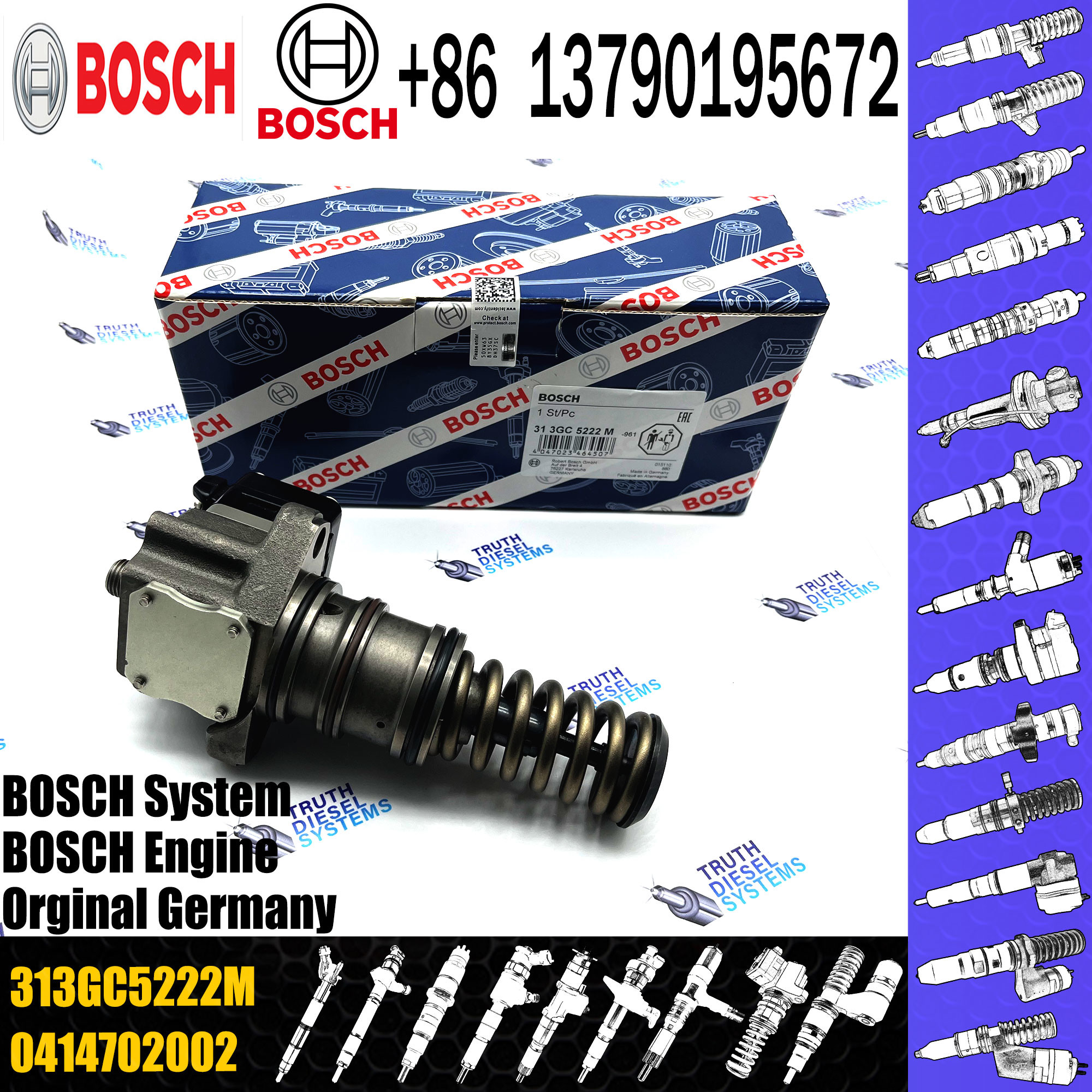 Diesel Fuel Injection Unit Pump 0414755003 0 414 755 003 313GC5222M