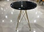60cm Metal Marble Coffee Table