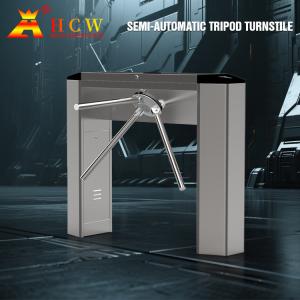HCW Security Entrance Barrier Systems Tripod Turnstile Gate Mechanism Controlled